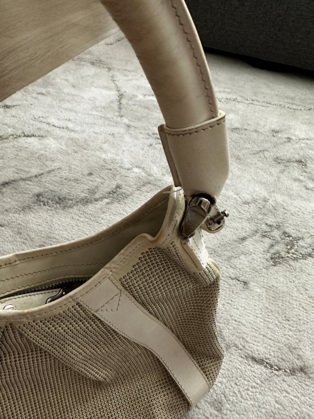 Burberry Prorsum Phoebe Studded Leather Hobo Bag - Picture 11 of 15